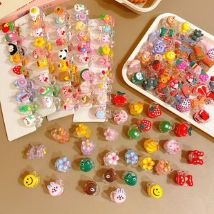 Children's Cartoon Cute Super Cute Small Grab Clip South Korea Girl's Baby Hairpin Hair Accessories Bangs Clip Broken Hairpin Headwear for Women