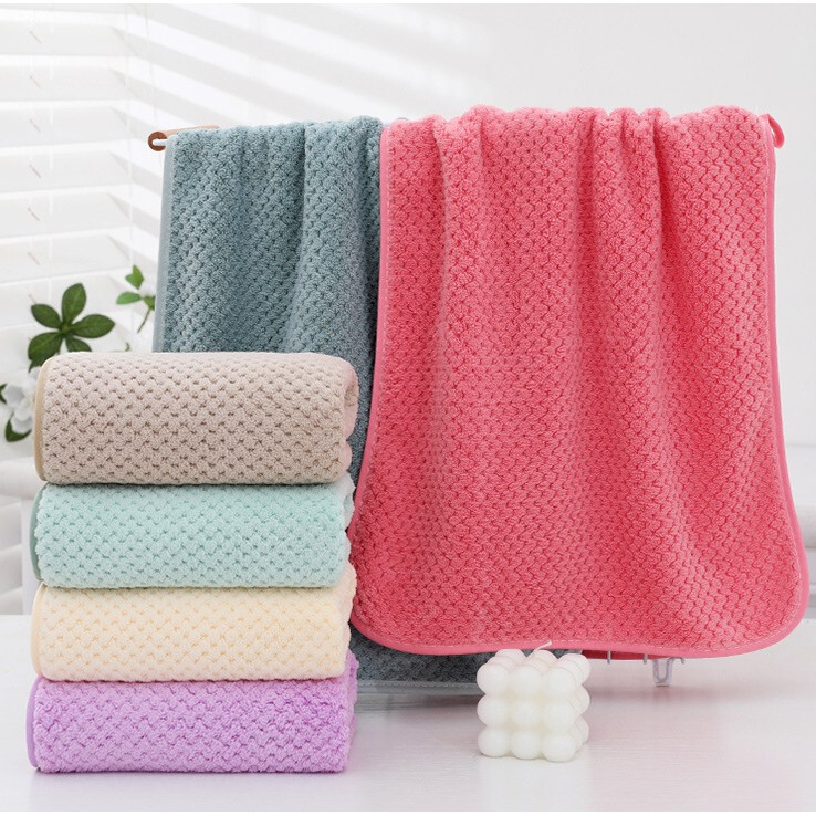 Wholesale Towels for Adults, Soft and Absorbent Face Towels, Quick-Drying Bath Towels, Coral Fleece Face Towels, Super Absorbent for Wiping Face and Sweat