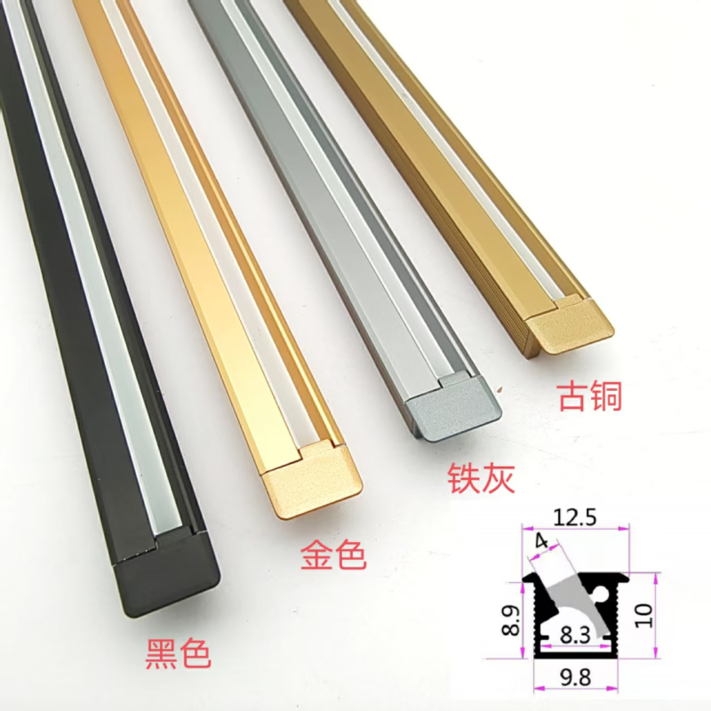 Factory Direct Supply Embedded Led Line Light Anti-Dazzle Model 45 Degree Oblique Light Emitting Laminate Light