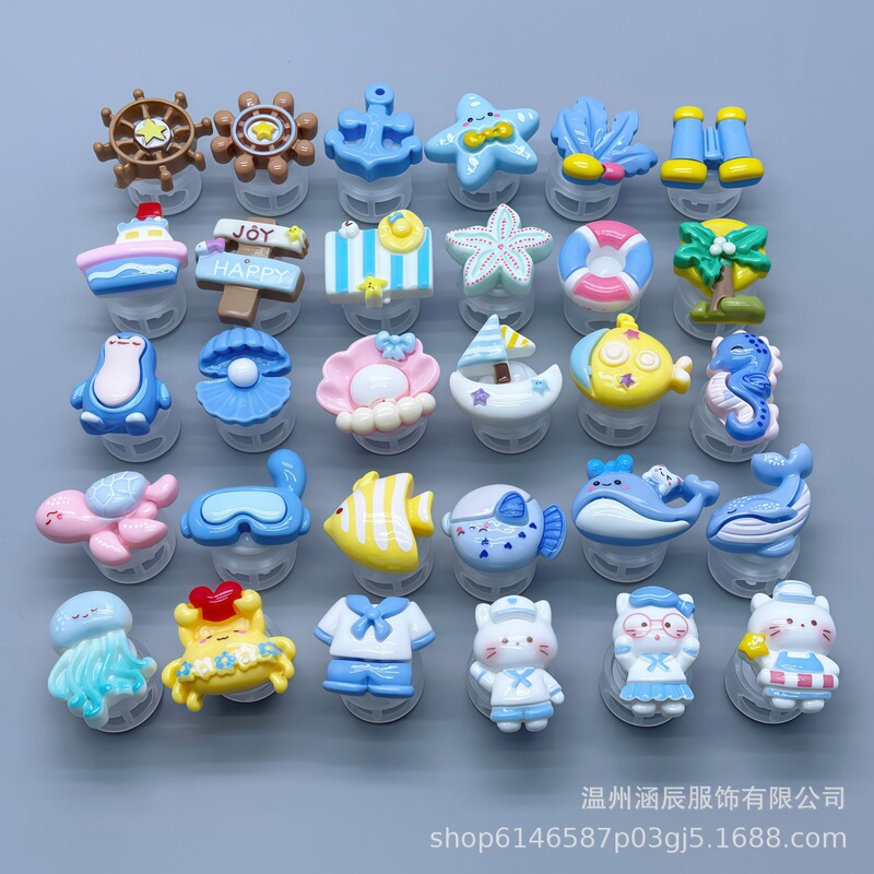Hiking bag modification shoelace adjustment accessories cartoon accessories spring buckle auxiliary material elastic cord buckle fixed buckle pig nose buckle