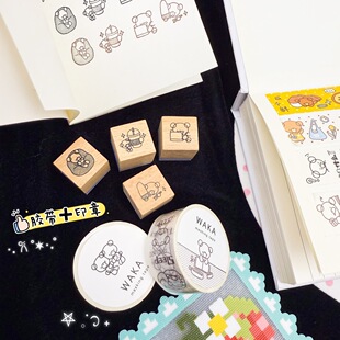 �ۿ��ۿ��ɐ�С��ӡ��ľ�|��Ƥ�����~�b�DIY��ľӡ���b��׽M