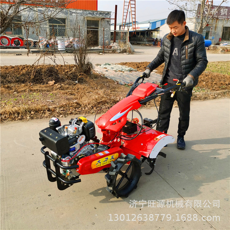开沟犁地旋耕机 柴油四驱微耕机 手扶柴油旋耕机