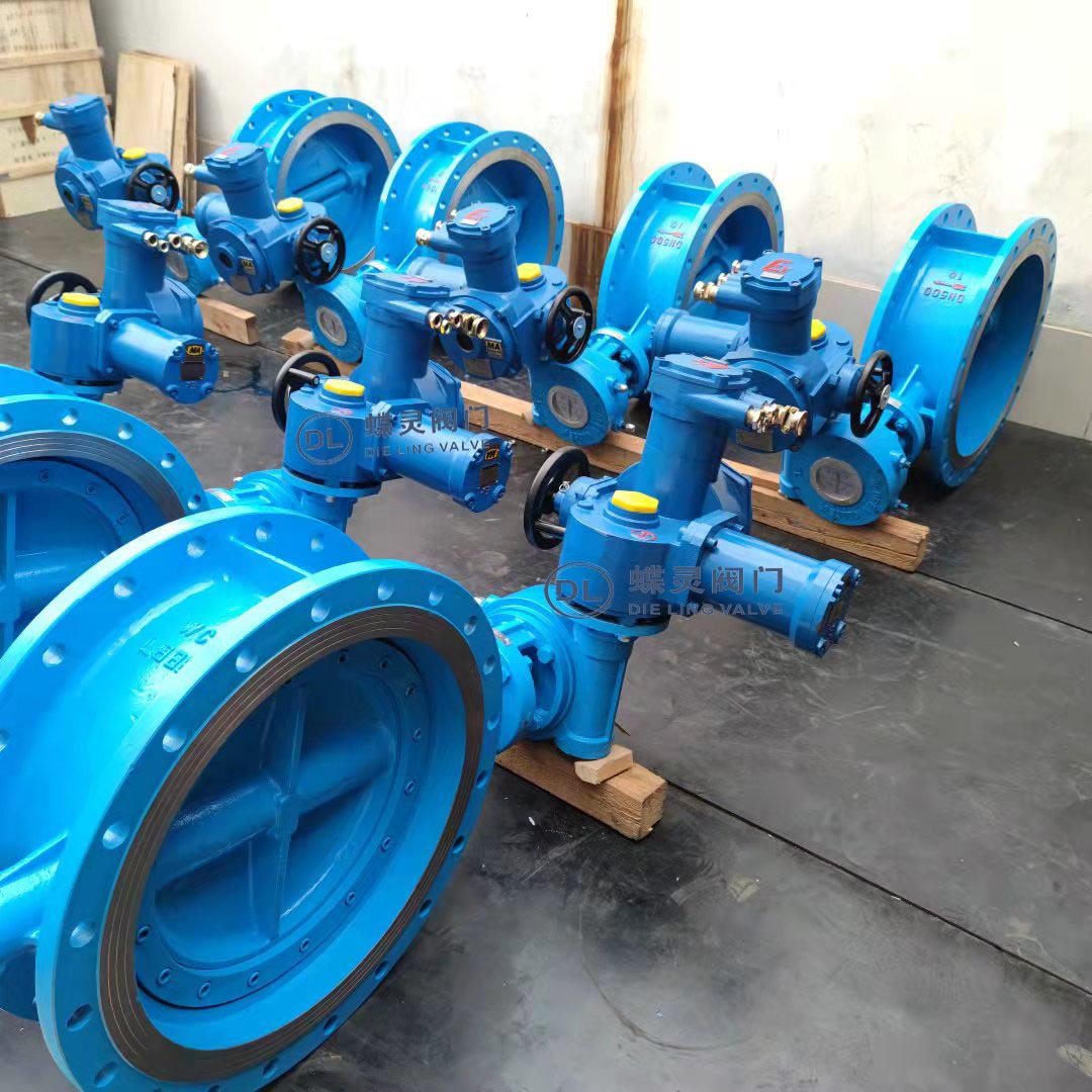 WSD94F-10Q瓦斯用蝶阀 D9B41X-10C DN150矿用防爆级电动蝶阀