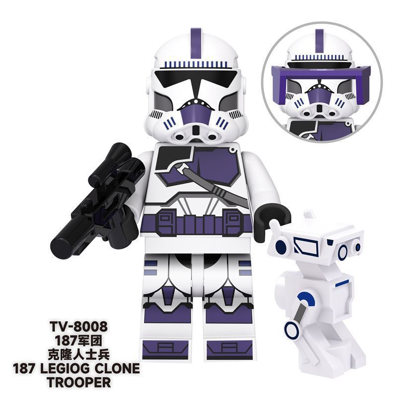 レゴ スター・ウォーズ クローン・アソカラム・オビ＝ワン TV6101 ビルディングブロック ミニフィギュア組み立て玩具と互換性があります。|undefined