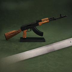 1:3 Detachable AK47 Akm Sniper Rifle Alloy Model Metal Assembly Toy Gun Display Piece Not Shootable