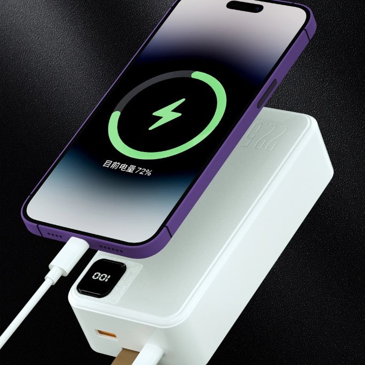 Muri K50 には、Apple PD20W 高品質混合バッチをサポートする 30000mAh のケーブル スーパー フラッシュ充電モバイル パワーが付属しています|undefined