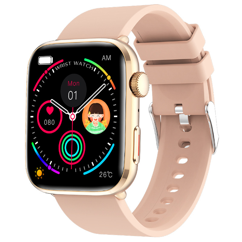 New Cross-Border Smart Watch T92 Bluetooth Call Heart Rate Blood Pressure Reminder Sleep Monitoring Fashion Gift