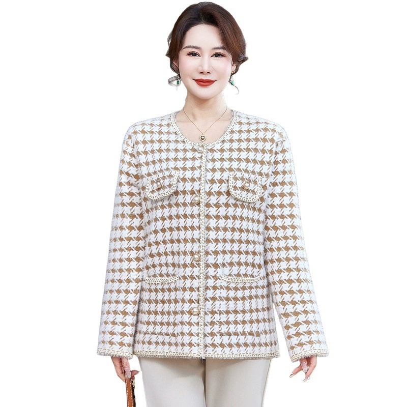 Spring thin jacket for leisure, western style, for middle age