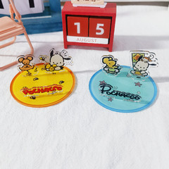 Xiaohongshu-style Pac-Man Desk Creative Ornament Student Cute Cartoon Standing Sign Accessory Phone Stand