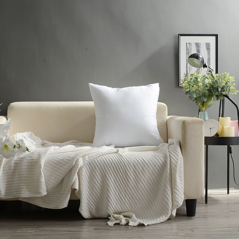 2025 New Leaf Fleece Embroidered Pillow Cover - Single Piece Dropshipping - Simple Nordic Pillow Case