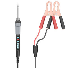 Low-voltage DC 12V 24V digital soldering iron for high-altitude outdoor use Crocodile clip soldering iron 18-72W