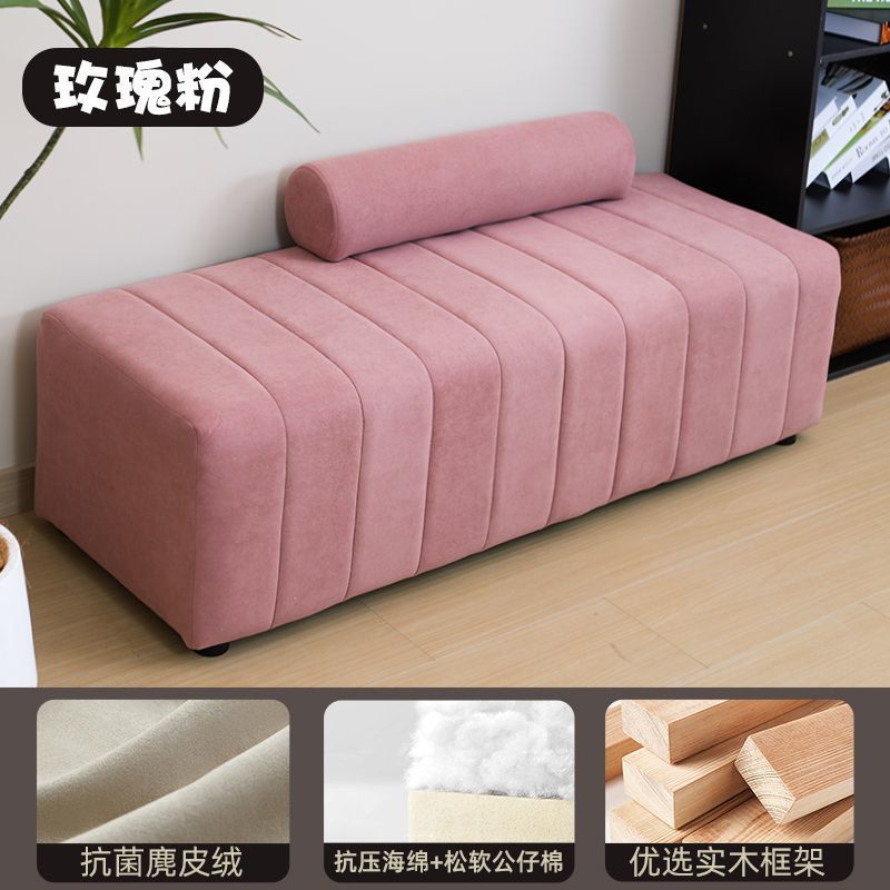 换鞋凳门口家用试衣间服装店休息区长条凳轻奢高级感沙发尾凳软包|undefined