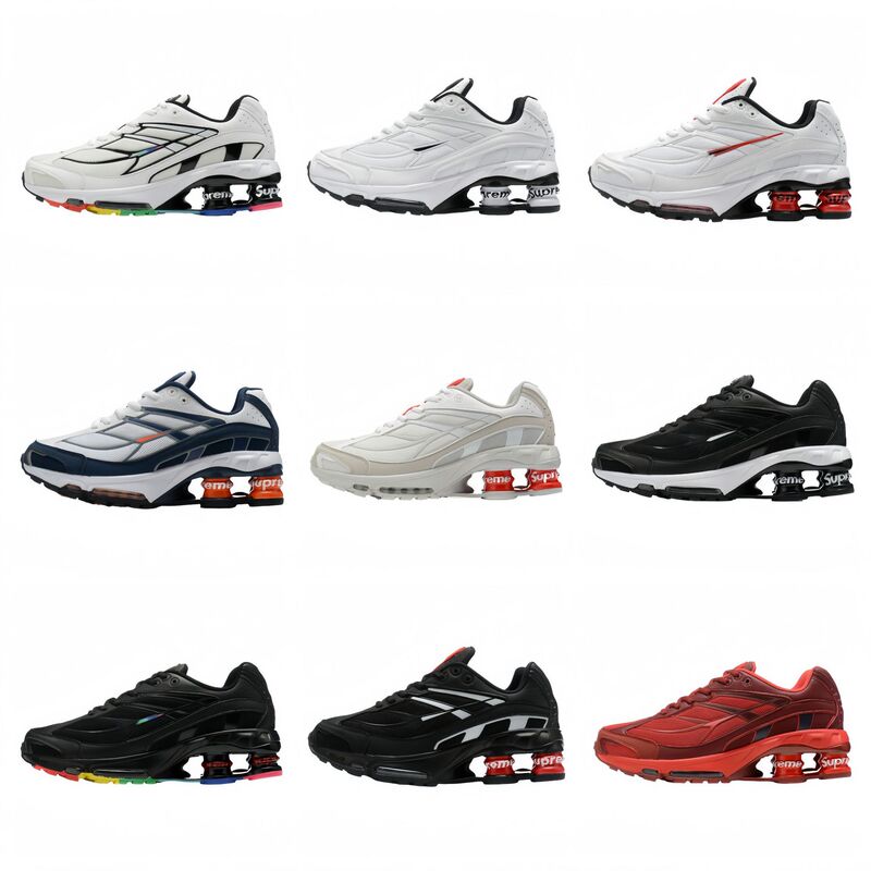Putian 2025 New Cross-Border Air Cushion Shox Pillar Shoes Ride 2 Collaboration Running Shoes Unisex Sports Shoes Putian 2025 New Cross-Border Air Cushion Shox Pillar Shoes Ride 2 Collaboration Running Shoes Unisex Sports Shoes