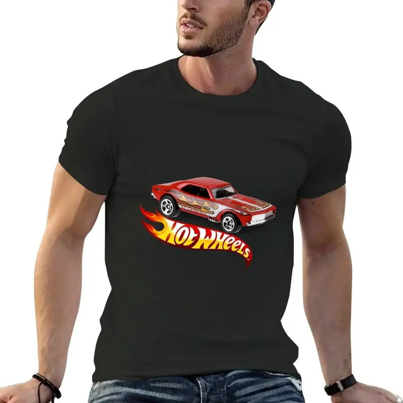 [Cross-Border European Code] New Hot Wheel T-Shirt Vintage Sports Fans Mens