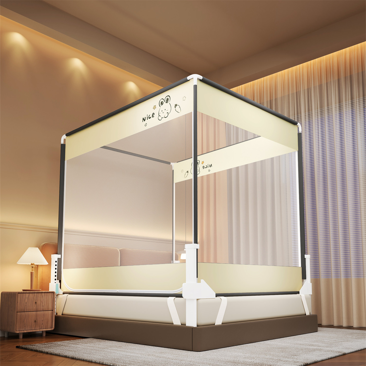 快乐萝卜兔（三门） / 120cm*200cm*170cm适用一套（基础款）