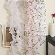 飞边纱纱网批发欧根纱手工鲜花配饰婚庆鲜花包装网纱包花装饰材料