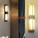 Медное бра, светильник для спальни подходит для лестницы для коридора для гостиной, китайский стиль, легкий роскошный стиль, защита глаз