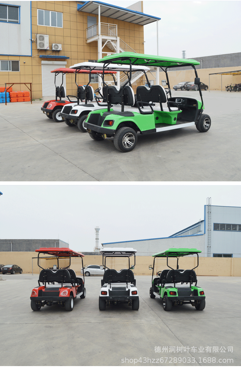 Golf Cart Electric Foreign Trade Quality Scenic Area Park Court Ferry Resort Village Park Golf Cart