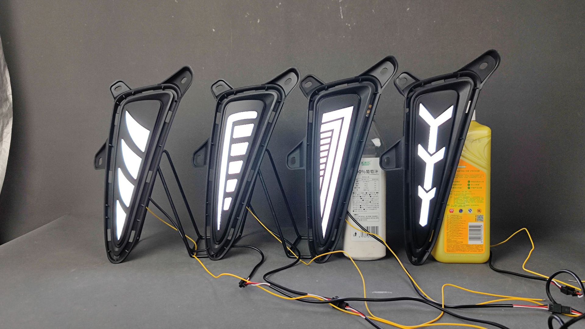 Suitable for 18-20 Toyota Chr Daytime Running Lights Yize Front Fog Light Frame Modified Led Daytime Running Decorative Lights