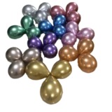 Металлический воздушный шар, 5 дюймов, 10 дюймов, 12 дюймов, увеличенная толщина