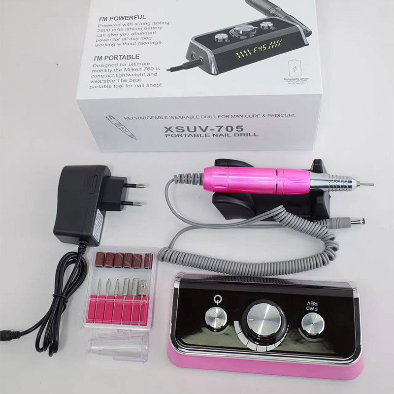 Nuevo amolador de uñas de escritorio amolador de almacenamiento de pantalla 45000RPM amolador de uñas profesional de descarga transfronterizo