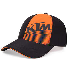 时尚KTM棒球帽鸭舌帽赛车帽越野摩托车帽骑行机车帽嘻哈休闲帽