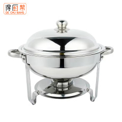 厚いステンレスアルコール炉加熱可能なセルフサービス炉屋外結婚式食品容器CHAFING DISH