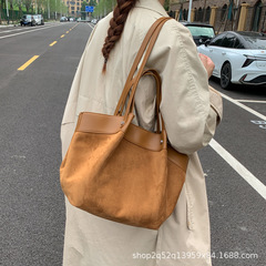 跨境2025新款女士饺子包大容量菜篮子包托特包手提包女单肩腋下包