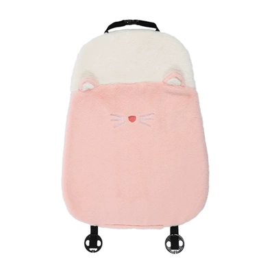 pillow pillow fashion car — Headrest - pink-cat-paw-cushion-backrest