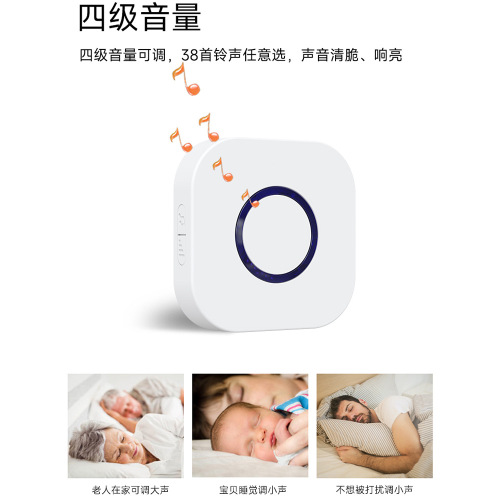 New lanyard type long battery life wireless pager for the elderly and children 305m ultra long distance through wall emergency caller