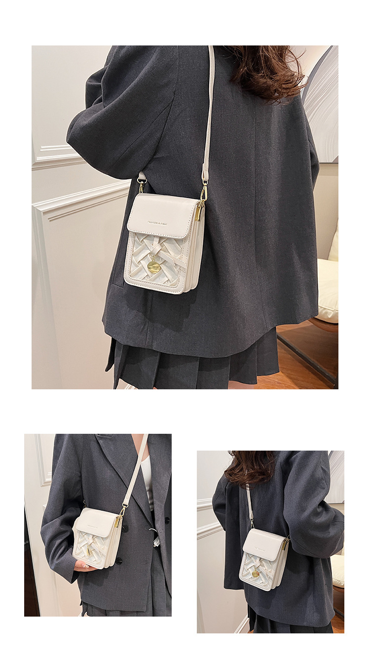 2025 New Fashion Women's Phone Casual Versatile Trendy Single Shoulder Crossbody Water-Resistant PU Leather Bag_voghion.com