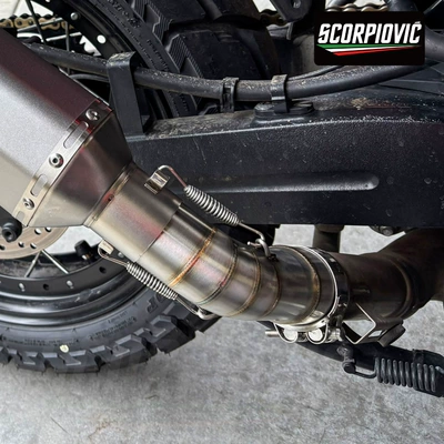 section 2014-2019 — Motorcycle exhaust pipe