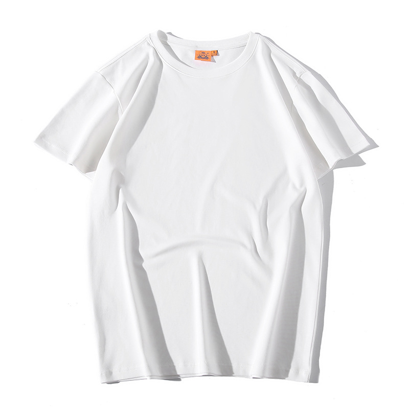 50 hombros, doble cara, antibacteriano, cuello redondo, manga corta, ropa de trabajo, camisa cultural, camiseta de algodón, logotipo personalizado