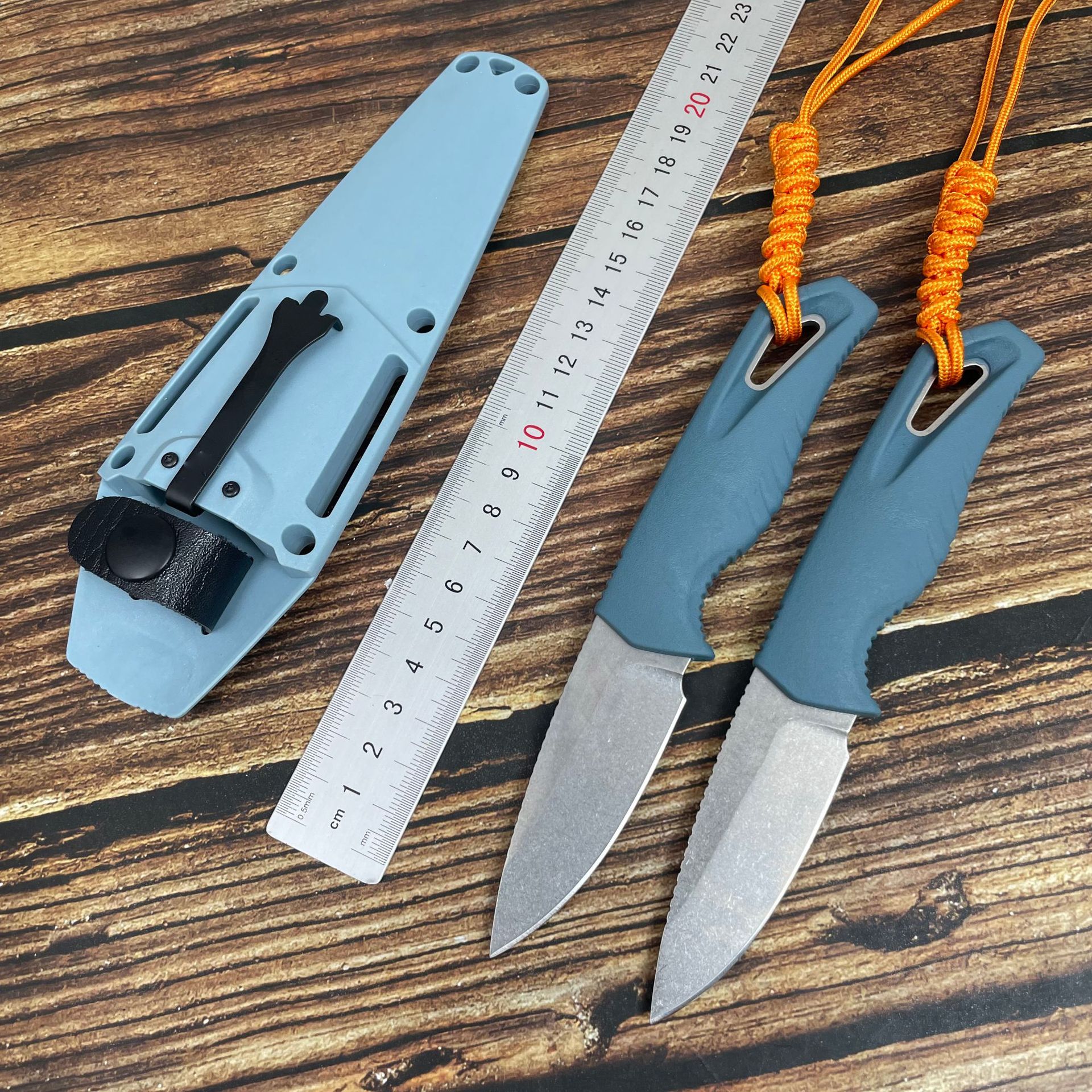 跨境BM蝴蝶18050直刀野营户外露营便携高硬度锋利直刀家用水果刀