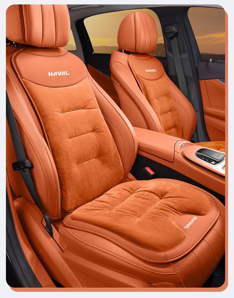 Suitable for Haval Car Seat Cushion H6/H9/H5 Big Dog Beast Raptor Xiaolong Winter Flannel Seat Cushion Seat Cover