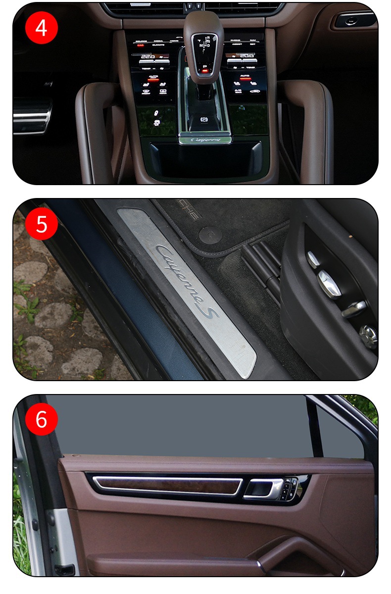 Suitable for 18-25 Porsche Cayenne Car Interior Gear Screen Dashboard Transparent Tpu Protective Film Modification