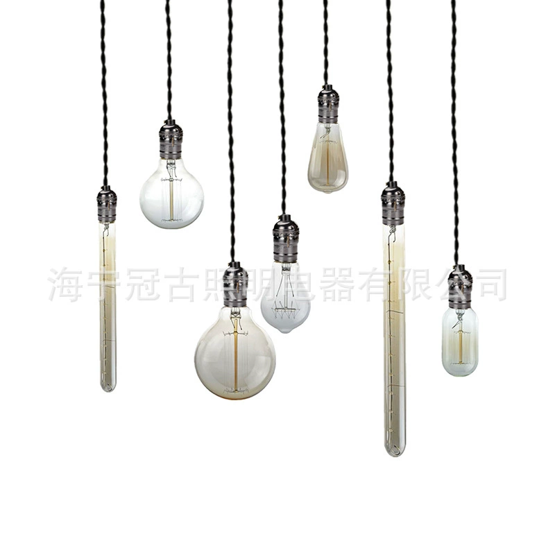 Retro bulb, antique incandescent lamp, 40W, 120v, 220v