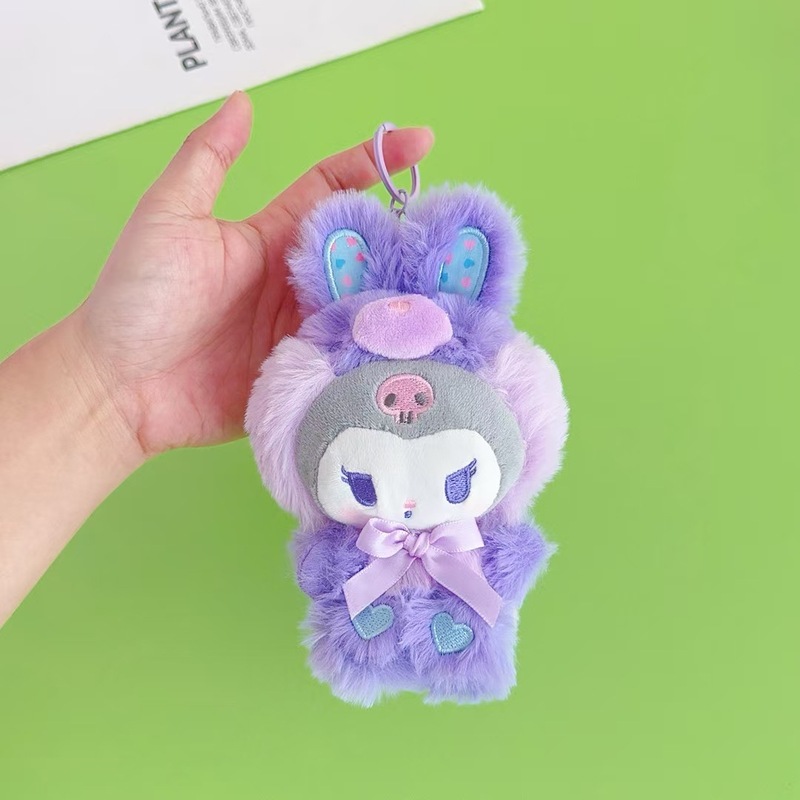 かわいい復活ウサギ女装サンリオぬいぐるみペンダントクロメメロディー人形キーホルダー人形卸売|undefined