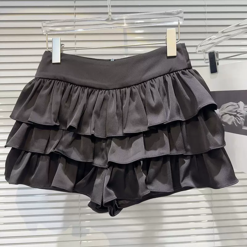 Осенний цветной милый мини-юбка, стиль Chanel