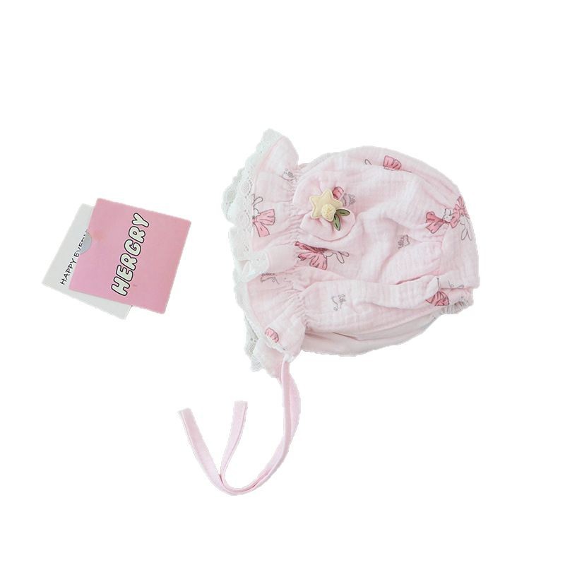 Sombrero para bebés primavera y otoño temprano sombrero de corte pequeño mes de edad bebé princesa sombrero recién nacido a principios de otoño sombra