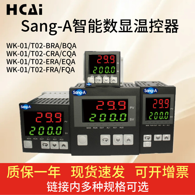 Wk-01/T02 Ra/Qa Intelligent Digital Display Thermostat Ssr Voltage Relay Output Control Ac 220V