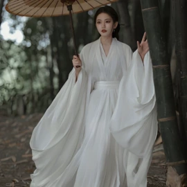 汉服套装;童汉服;儿童表演服