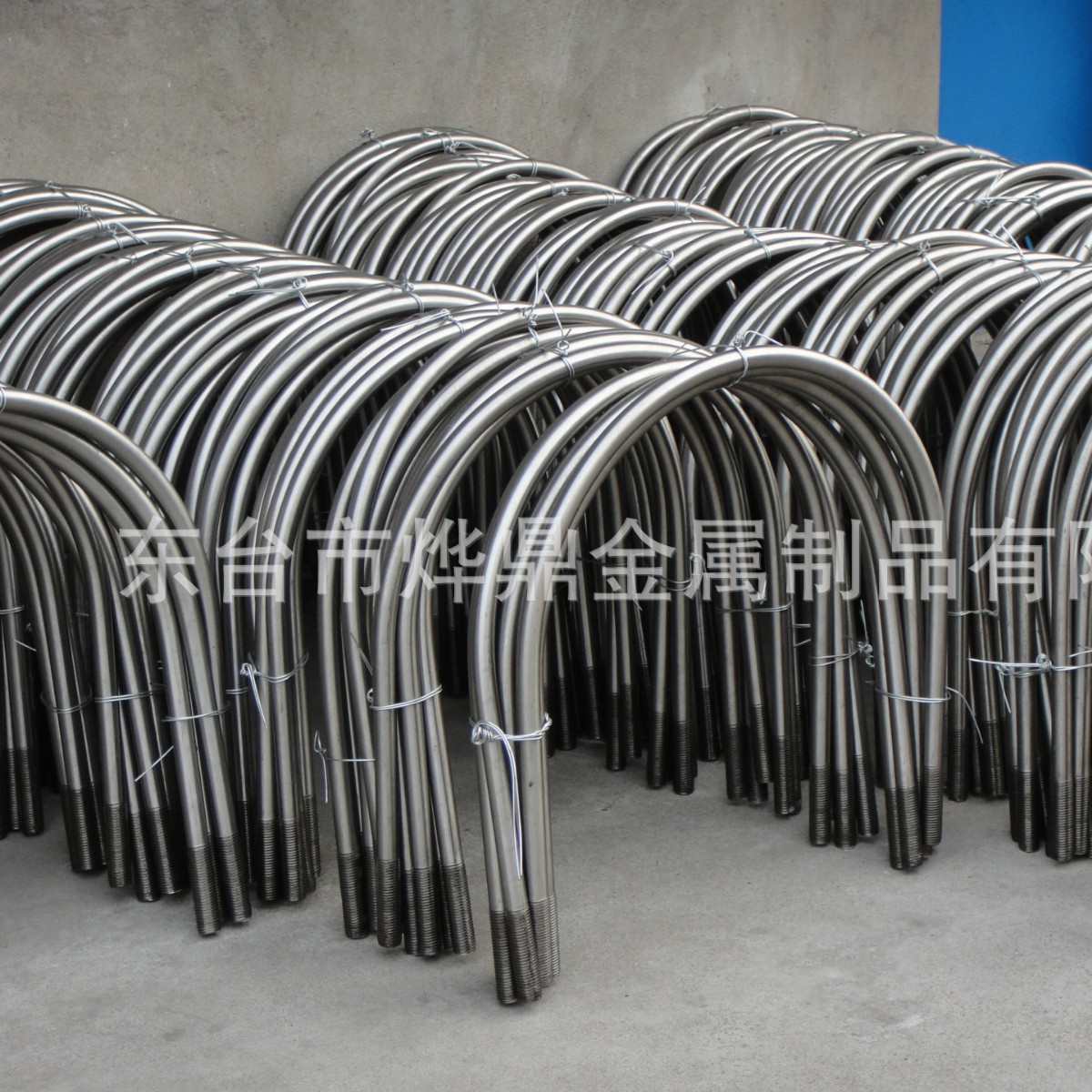 厂家供应U形螺栓预埋紧固件 304不锈钢直角方型卡 方圆U型卡