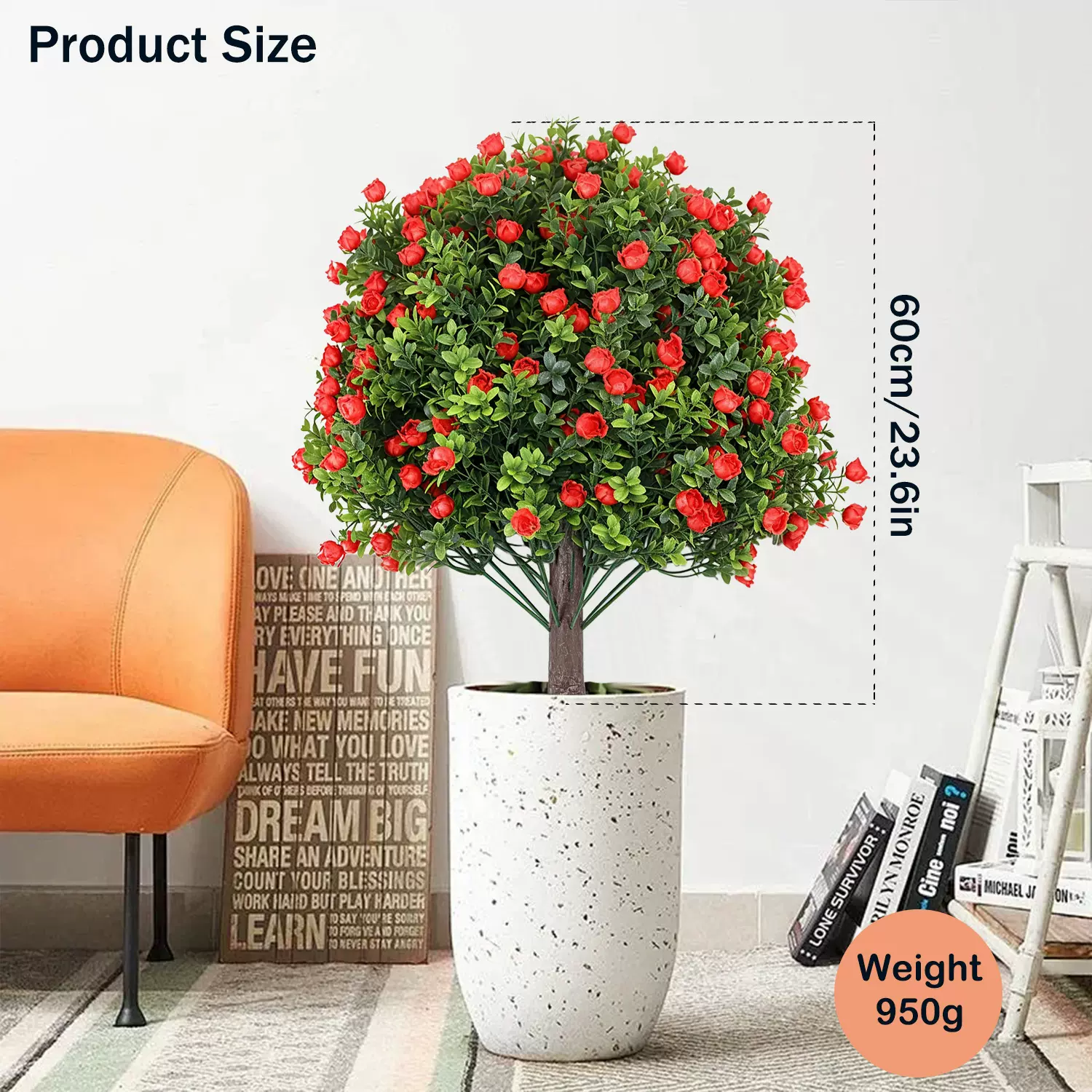 渝溪新款跨境春夏季户外地插树仿真绿植花园门庭盆栽家居装饰摆件