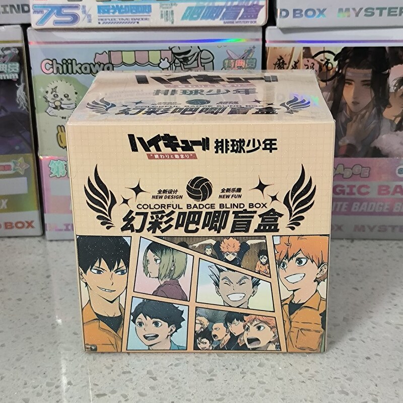 排球少年徽章盲盒58mm马口铁幻彩吧唧日向翔阳影山飞雄胸针挂饰|undefined