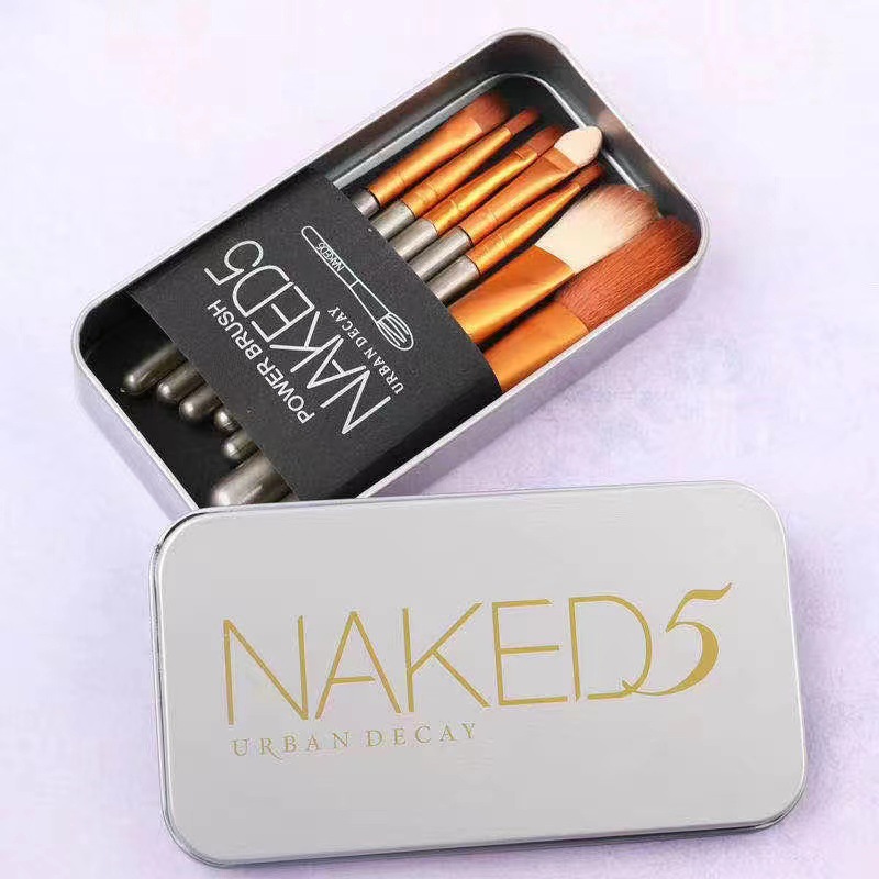 7 cepillo de caja de hierro cepillo de sombra de ojos cepillo de caja de hierro fábrica de maquillaje venta directa de gran cantidad de maquillaje limpio al año todo