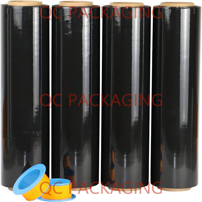 打包封箱胶带封口胶布通用透明打包膜大卷胶带整箱彩色拉伸膜批发