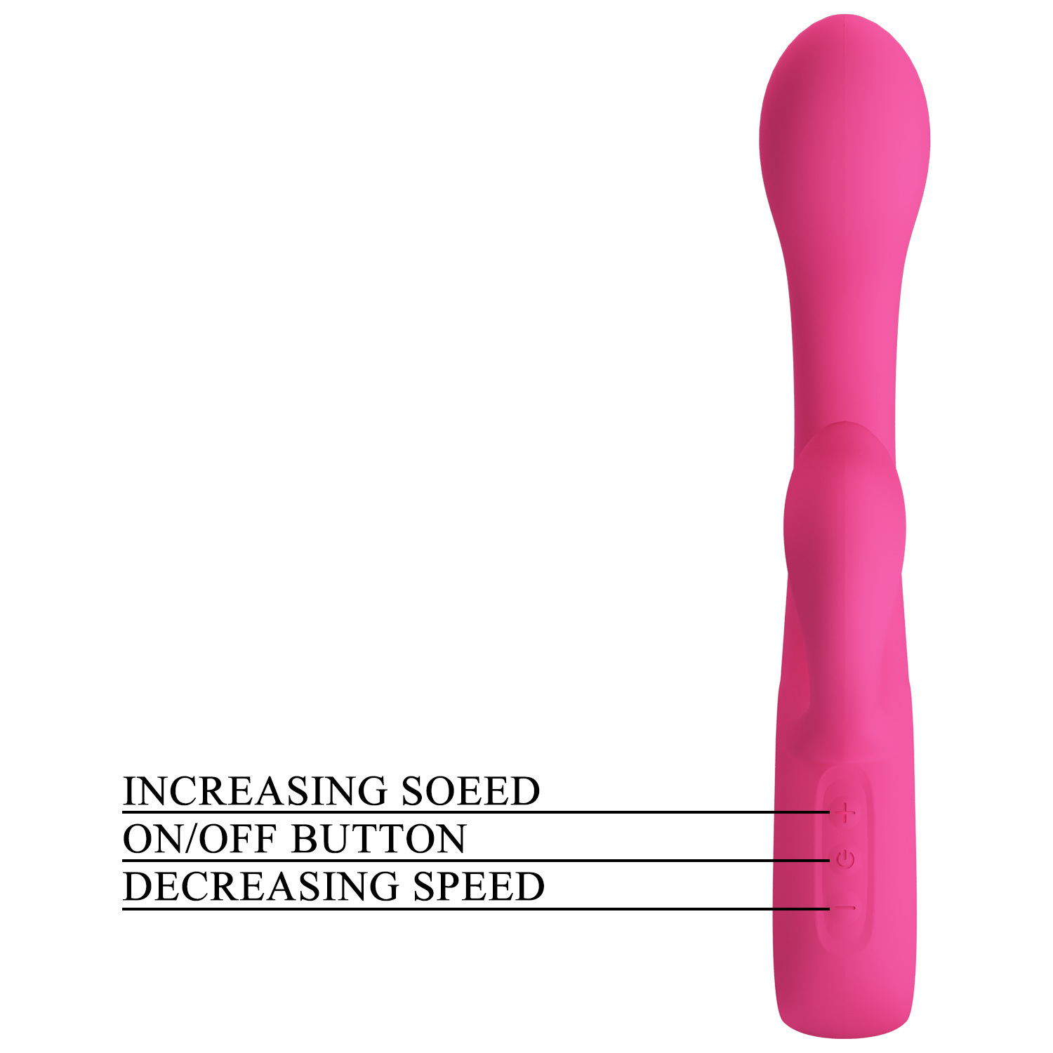 Baile 12 Frequency Powerful Dual Motor Vibrating Massager Silicone USB Rechargeable Female Device Patila 300083_voghion.com