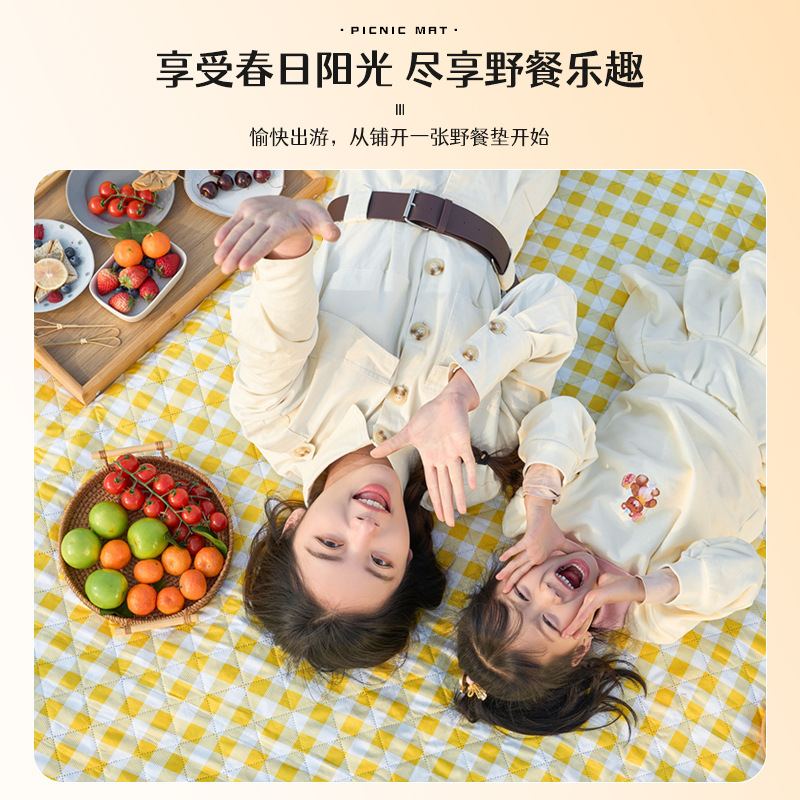 Tanlu outdoor picnic mat moisture-proof cloth thickened camping mat waterproof convenient picnic lawn spring outing mat