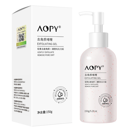 AOPY Fruity Acid Exfoliating Facial Gel Gentle Cleansing Pores Moisturizing Brightening Body Scrub Exfoliating Cream